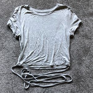 American Eagle tie crop top